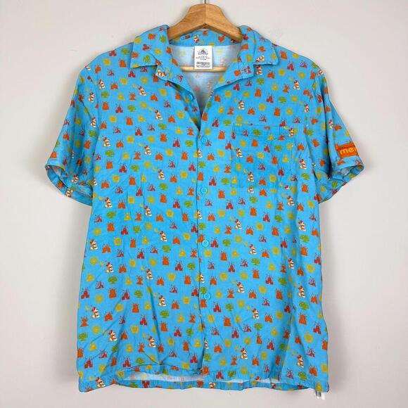 Exclusive Disney Vacation Club Member Only Moonlight Magic Button Down Shirts S - Picture 1 of 8